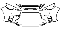 Lexus LBX (EU) Exterior 2024 - Bumper+Headlamp (with 2 PDC)