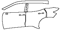 Lexus LBX (EU) Exterior 2024 - (left) Door+Rear Fender