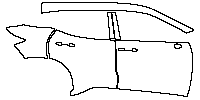 Lexus LBX (EU) Exterior 2024 - (right) Door+Rear Fender