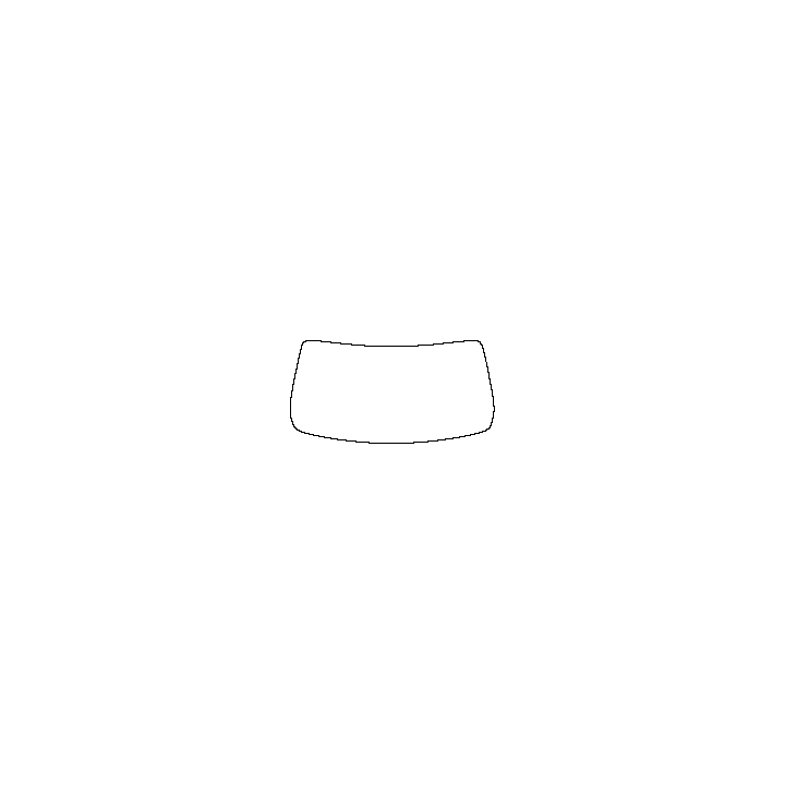 Chevrolet Trailblazer Windows 2024 - Windshield (inside) (without mirror cutout)