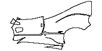 Pagani Utopia Coupe 2024 - (left) Door+Side Skirt+Rear Fender