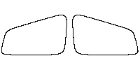 Deepal G318 Windows 2024 - Rear Quarter (Edge exceeds the innder side of black cermic by 3mm)