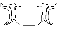 Toyota 4 Runner SR5 2025 - Hood+Fender (without mudguards)