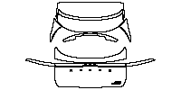 Xpeng G6 (EU) Exterior 2025 - Trunk Lid (with ''XPENG'', ''G6 PERFORMANCE'' emblems)