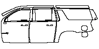 GMC Yukon XL AT4 2025 - (left) Door+Rear Fender (with ''AT4'' embelm on front door)