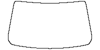 Peugeot 5008 (EU) Window 2025 - Windshield (inside) (without mirror and dotted area cutout, Edge exceeds the innder side of blac