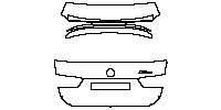BMW 3 Series Touring 2025 - Trunk Lid (with Spoiler , with ''M3 CS'' emblem)