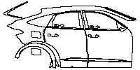 Audi Q5 Exterior 2025 - (right) Door+Rear Fender+Side Skirt
