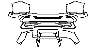 Audi Q5 Exterior 2025 - Rear Bumper (with 2 PDC , Single-side exhaust)