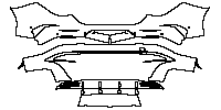 Mercedes-Benz CLA Sedan 2025 - Rear Bumper (with 6 PDC)