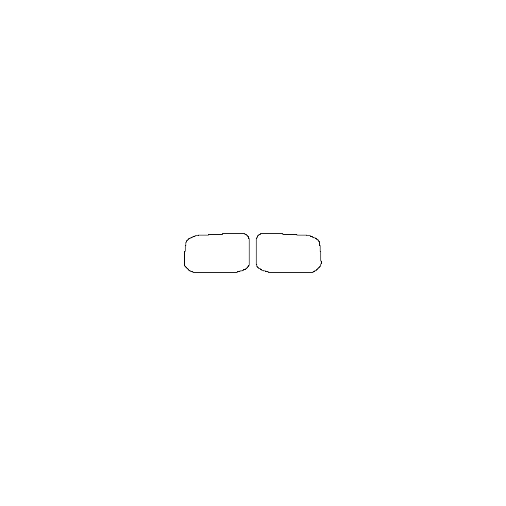 Volkswagen California (EU) Window 2025 - Rear Quarter (Edge exceeds the innder side of black cermic by 3mm)