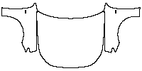 Audi A6 A6 2012 - Hood+Fender (with ''S-Line'' emblem)