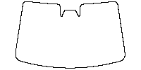NIO ET9 Window 2025 - Windshield (inside) (with mirror and dotted area cutout, Edge exceeds the innder side of black cermic by 3