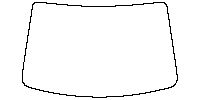 NIO ET9 Window 2025 - Windshield (inside) (without mirror and dotted area cutout, Edge exceeds the innder side of black cermic b
