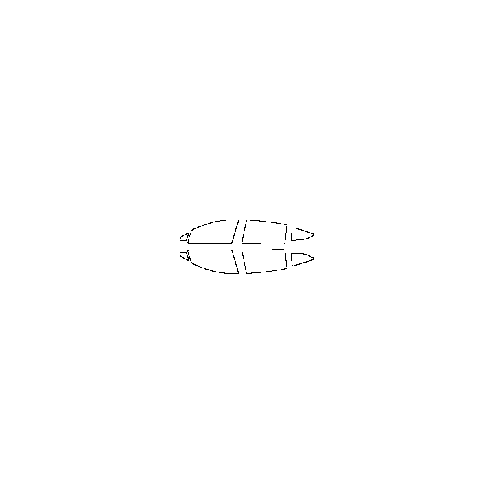 NIO ET9 Window 2025 - Side Window (Edge ends at the inner side of dotted area)