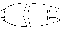 NIO ET9 Window 2025 - Side Window (Edge exceeds the innder side of black cermic by 3mm)