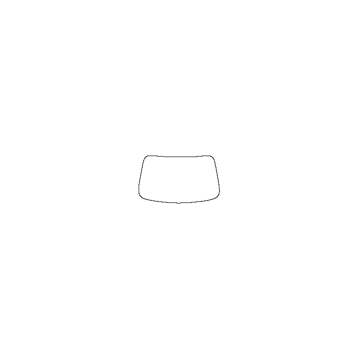 BYD Seal 05 DM-i 2025 - Windshield (inside) (without mirror cutout , Edge exceeds the innder side of black cermic by 3mm)