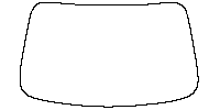 BYD Seal 05 DM-i 2025 - Windshield (inside) (without mirror cutout , Edge exceeds the innder side of black cermic by 3mm)
