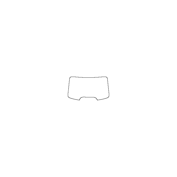 BYD Seal 05 DM-i 2025 - Rear Window (Edge ends at the inner side of dotted area)