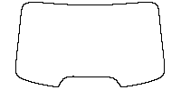 BYD Seal 05 DM-i 2025 - Rear Window (Edge exceeds the innder side of black cermic by 3mm)