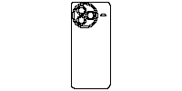 Mobile & Digital Mi cell phone Civi series 2025 - other side
