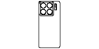Mobile & Digital Mi cell phone numeric series 2025 - other side
