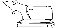 Aston Martin Vantage V8 2005 - (right) Door+Rear Fender+Side Skirt