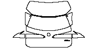 BMW iX3 M Sport 2021 - Trunk Lid (with ''iX350'' emblem)