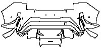 BMW iX3 M Sport 2021 - Rear Bumper (with 6 PDC)