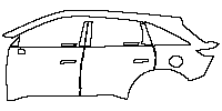 Haval F7 (RUS) Exterior 2019 - (left) Door+Rear Fender+Side Skirt