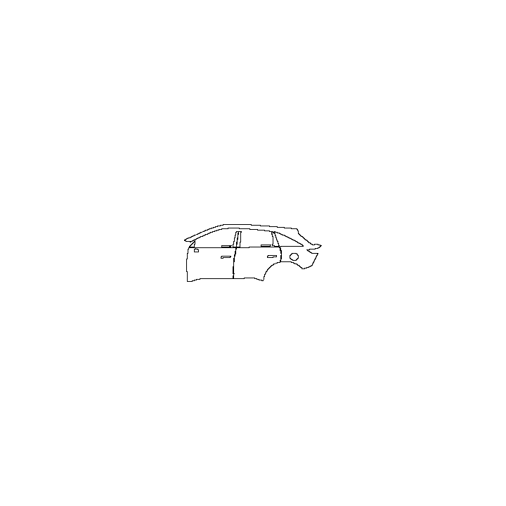 Haval F7 (RUS) Exterior 2019 - (left) Door+Rear Fender+Side Skirt
