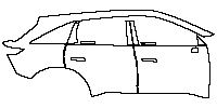 Haval F7 (RUS) Exterior 2019 - (right) Door+Rear Fender+Side Skirt