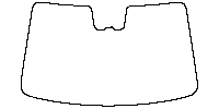BYD Tang L Windows 2025 - Windshield (inside) (with mirror and dotted area cutout , Edge exceeds the innder side of black cermic