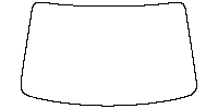 BYD Tang L Windows 2025 - Windshield (inside) (without mirror cutout , Edge exceeds the innder side of black cermic by 3mm)
