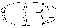 BYD Tang L Windows 2025 - Side Window (Edge exceeds the innder side of black cermic by 3mm)
