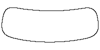 BYD Tang L Windows 2025 - Rear Window (Edge ends at the inner side of dotted area)