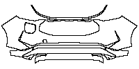 Ford E‑Transit Custom (EU) Exterior 2025 - Bumper (with 2 PDC)