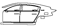 Maextro Pure Electric 2025 - (left) Door+Side Skirt+Rear Fender