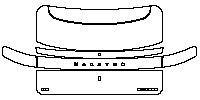 Maextro Pure Electric 2025 - Trunk Lid (with ''MAEXTRO'', ''江淮'', ''尊界S800'' emblems)