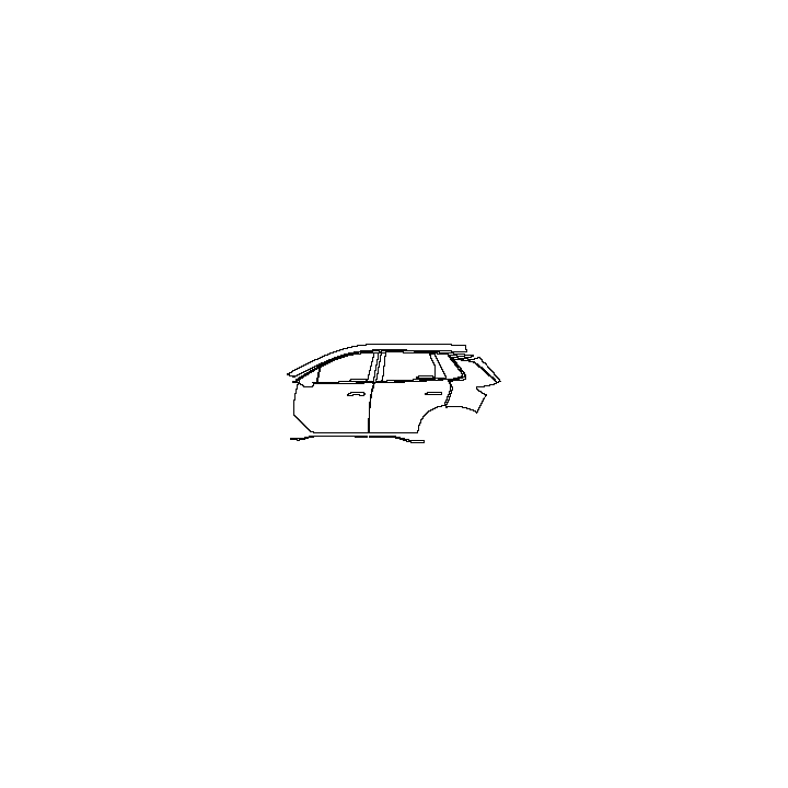 BYD Sealion 05 (CN) EV 2025 - (left) Door+Rear Fender+Side Skirt