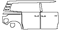 Volkswagen ID.BUZZ Standard Wheelbase 2025 - (right) Door+Rear Fender (with ''GTX'' emblem on front door)