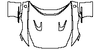 Ferrari 12Cilindri Exterior 2025 - Hood+Fender (with ''ferrari'' badge , for 72in width materials)