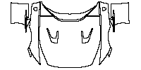 Ferrari 12Cilindri Exterior 2025 - Hood+Fender (with ''ferrari'' badge , for 60in width materials)