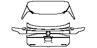Volkswagen Tayron L (CN) Exterior 2025 - Trunk Lid (with ''TAYRON L'', ''一汽-大众'', ''300 TSI'' emblems)