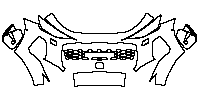 Audi A6 A6 Avant 2012 - Bumper+Headlamp (with 4 PDC)