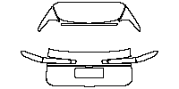 Onvo L90 Exterior 2025 - Trunk Lid (without emblem)
