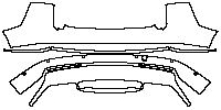 Onvo L90 Exterior 2025 - Rear Bumper (with 6 PDC)