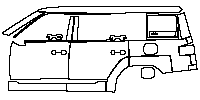 FangChengBao (BYD LEOPARD) Ti 7 Exterior 2025 - (left) Door+Rear Fender+Side Skirt