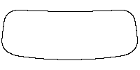 Onvo L90 Window 2025 - Rear Window (Edge ends at the inner side of dotted area)