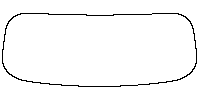 Onvo L90 Window 2025 - Rear Window (Edge exceeds the innder side of black cermic by 3mm)